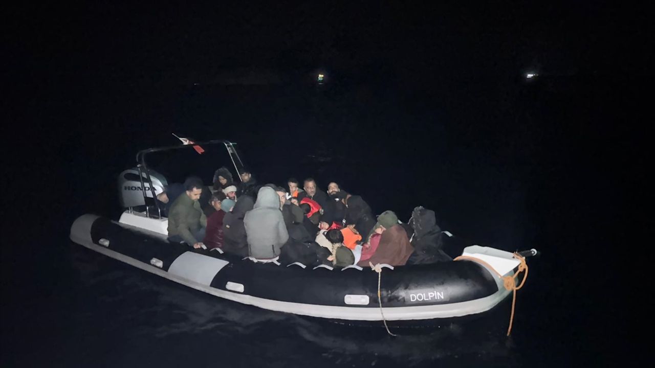 Muğla’da 31 düzensiz göçmen kurtarıldı