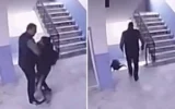 Otizmli öğrenciyi merdivenlerden iten okul müdürü ...