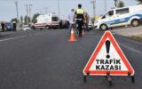 Genç motosikletli kaza kurbanı!