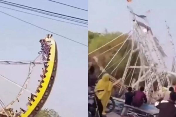Panayırda facia: Çocuklarla dolu salıncak çöktü, 1...