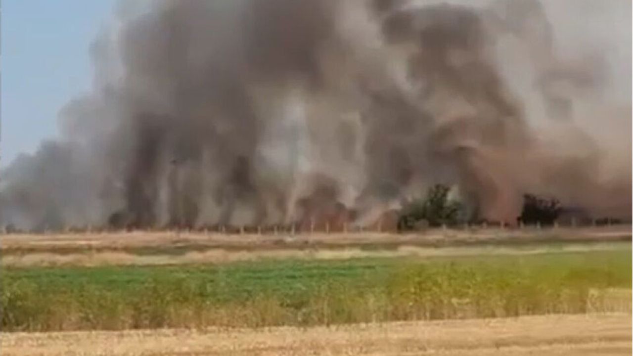 İki aile arasında çıkan arazi kavgasında ev ateşe verildi!